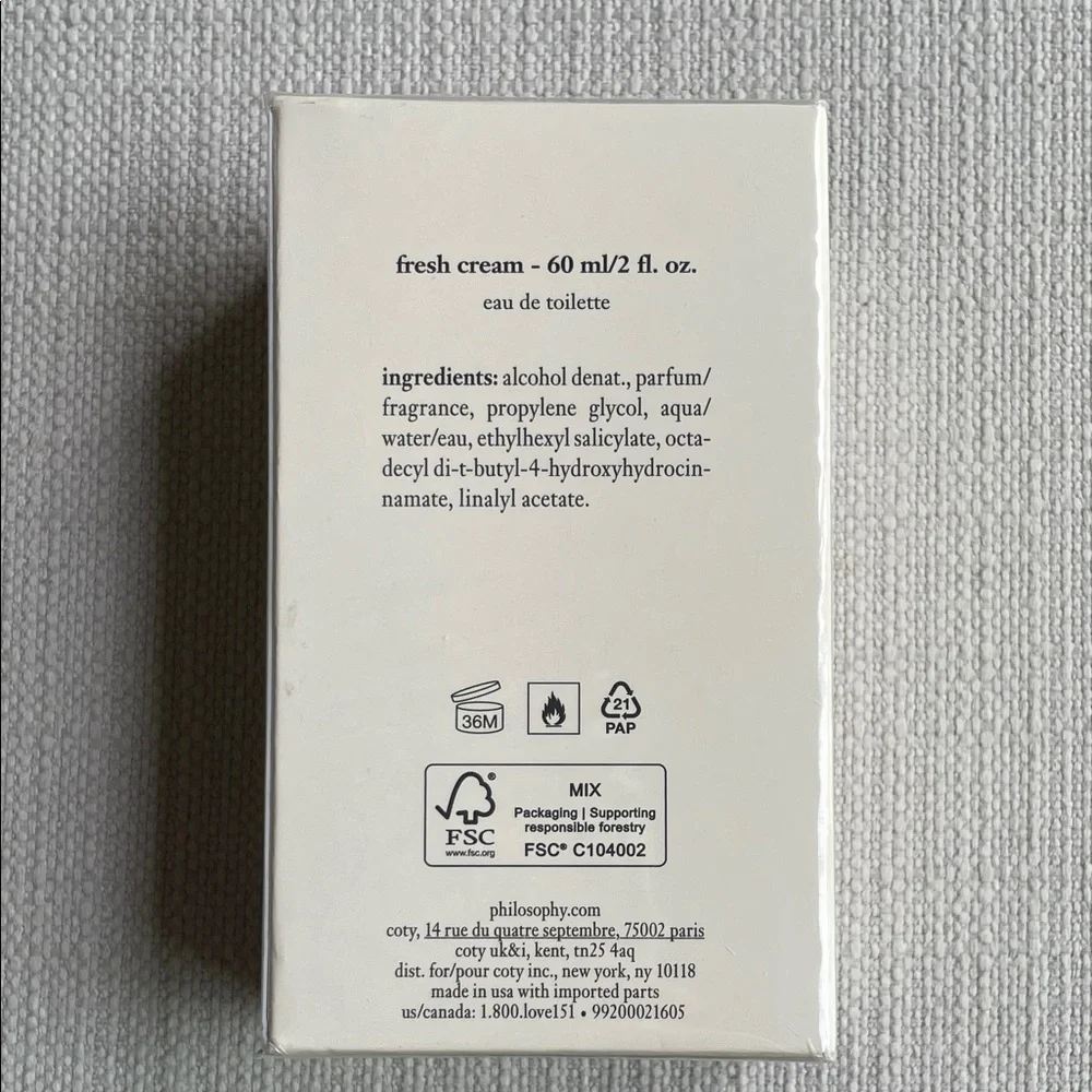 Philosophy fresh cream 60ml sealed